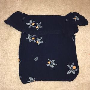 Off Shoulder Floral Top